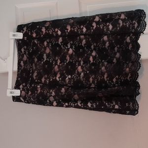 Black Lace Skirt
